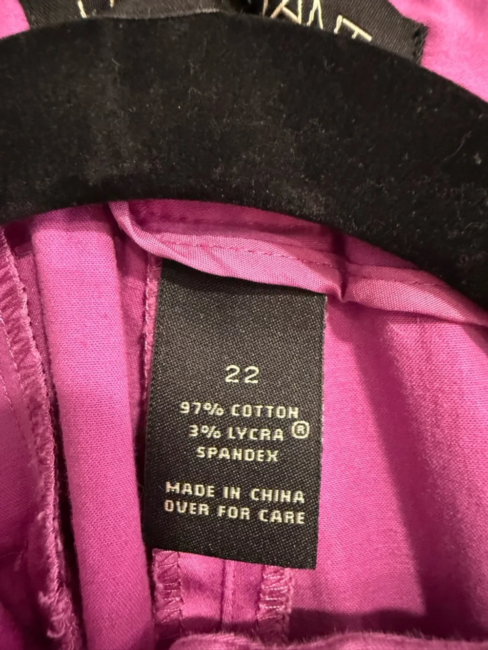 Lane Bryant Bright Pink Cropped Pants - Picture 3 of 5